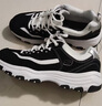 斯凱奇（Skechers）奧利奧熊貓鞋丨老爹鞋男女經(jīng)典黑白復古秋冬輕便潮流增高運動(dòng)休閑 女款-黑色/白-BKW 店長(cháng)推薦 36.5 曬單實(shí)拍圖