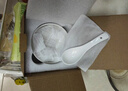 京東京造 燉盅 陶瓷湯碗蒸蛋燕窩輔食碗家用帶蓋贈勺子純白460ml 曬單實(shí)拍圖