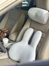 西諾思（H.nos）西諾思汽車(chē)腰靠頭枕套裝護腰托車(chē)載久坐女司機用靠背墊 套裝灰色 曬單實(shí)拍圖