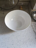 友來(lái)福湯碗純白骨瓷大號面碗家用酒店商用餐具8英寸陶瓷大湯碗 曬單實(shí)拍圖