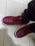 回力（Warrior）官方棉鞋女冬季加絨媽媽鞋皮面保暖中老年雪地靴舒適老人鞋酒紅39 曬單實(shí)拍圖