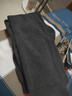 皮爾卡丹（pierre cardin）高端燈芯絨休閑褲男士修身小腳褲2026年春季新款潮流黑色長(cháng)褲子男 6638深灰 加絨 32 【131-140斤】 曬單實(shí)拍圖