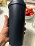 樂(lè )扣樂(lè )扣（LOCK&LOCK） 保溫杯316不銹鋼便攜隨行高顏值大容量咖啡杯子學(xué)生男女水杯新款 藏青色【550ml】 曬單實(shí)拍圖