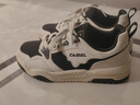 駱駝（CAMEL）破冰2.0運動(dòng)男鞋休閑耐磨低幫板鞋子 X14C09L7639S 淺米白/黑 39 曬單實(shí)拍圖