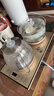 益茶福全自動(dòng)上水電熱水壺底部上水嵌入式茶臺功夫茶燒水壺飲水燒水一體機抽水玻璃煮茶壺保溫泡茶壺 SQ-008金色玻璃套裝 1L 曬單實(shí)拍圖