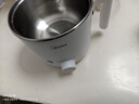 美的宿舍電煮鍋不銹鋼小型1-2人鍋多功能一鍋多用泡面鍋小型迷你電煮鍋小電鍋1-2人便攜式煮面鍋電火鍋 1.7L 【304內膽 0涂層】XZE1611 曬單實(shí)拍圖