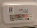 美的（Midea）家用小型快捷微波爐 雙旋鈕操控 一級能效五檔火力 智能解凍360°旋轉加熱   M13J 乳白色 M13J 曬單實(shí)拍圖
