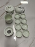 蘇氏陶瓷新年禮物翡翠玉功夫茶具套裝羊脂玉陶瓷蓋碗青瓷茶壺組節日禮盒裝 曬單實(shí)拍圖