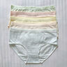 寶娜斯女士?jì)妊潯?條裝】7A抑菌純棉底襠三角內褲女無(wú)痕中腰女式內褲 曬單實(shí)拍圖
