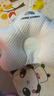 盟石（cute stone）定型枕頭嬰兒0-6個(gè)月睡圓頭嬰兒枕頭0-1歲糾正偏頭型新生兒童枕頭 白藍 【0-6個(gè)月】10A抗菌-涼暖雙面 0-2歲寶寶定型枕頭可機洗 曬單實(shí)拍圖