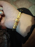 蒂蔻（Tico）足金招財貔貅黃金手鏈男士款硬金銅錢(qián)轉運珠路路通手串新年禮物 曬單實(shí)拍圖