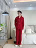 魅卿紅色睡衣結婚新婚情侶套裝大碼本命年貓喵可愛(ài)春秋季純棉一男一女 2219女 【禮盒包裝】 XL 【女推薦120-140斤】 曬單實(shí)拍圖