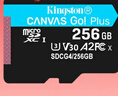 金士頓（Kingston）256GB TF（MicroSD）存儲卡 內存卡U3 V30 A2 4K適配大疆Pocket 3/Action 5/無(wú)人機/運動(dòng)相機/監控 曬單實(shí)拍圖