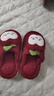 兒童兒童秋冬棉拖鞋季居家室內卡通蘋(píng)果可愛(ài)寶寶親子拖鞋女孩 紅色【蘋(píng)果地板拖】 14 24-25 適合腳長(cháng)14cm 曬單實(shí)拍圖