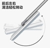 五月花33CM配布2塊裝刮刮桶免手洗平板拖把干濕兩用拖布地拖超細纖維 曬單實(shí)拍圖