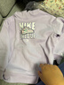 NIKE3BRAND 耐克男女童連帽加絨衛衣2025冬季撞色logo兒童保暖上衣 曬單實(shí)拍圖