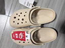 京東京造【專(zhuān)業(yè)防滑】eva洞洞鞋浴室防臭情侶戶(hù)外踩屎感拖鞋女卡其色39-40 曬單實(shí)拍圖