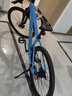 永久山地車(chē)禧瑪諾變速自行車(chē)成人男女青少年碳纖維桶軸油碟減震腳踏車(chē) 晴空藍 27.5寸 33速 碳纖維 油碟 曬單實(shí)拍圖