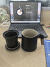 京東京造茶杯便攜式黑陶茶泡茶壺茶杯功夫茶具辦公杯隨身茶壺容量400ml 曬單實(shí)拍圖