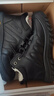 恒源祥靴子男頭層牛皮秋冬季加絨馬丁靴系帶工裝棉鞋 J0998 黑色 41 曬單實(shí)拍圖