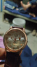 手表男士全自動(dòng)機芯石英表皮帶商務(wù)男士腕表 棕色 曬單實(shí)拍圖