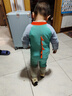 甜苗苗嬰幼兒泳衣男女童游泳衣寶寶連體長(cháng)袖帶帽泳裝沙灘速干透氣溫泉衣 嬰幼兒連體衣【小恐龍】配泳帽 90 -100cm【適合3-4歲】4碼 曬單實(shí)拍圖