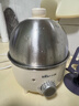 小熊（Bear） 煮蛋器 小型家用電蒸鍋智能定時(shí)不銹鋼蒸蛋器自動(dòng)斷電蒸鍋雞蛋羹迷你雞蛋器易操作 單層 【旋鈕定時(shí)+304不銹鋼】ZDQ-B07C3 曬單實(shí)拍圖