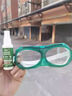 德國玻璃護目鏡防灰塵不起霧防塵防護眼鏡勞保防飛濺切割噴漆耐磨 2副 高清耐刮玻璃鏡片（送防霧液*2瓶） 曬單實(shí)拍圖