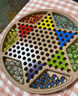 勝旅跳棋五子棋二合一玻璃珠木質(zhì)跳跳棋兒童玩具桌游親子互動(dòng)游戲棋 曬單實(shí)拍圖