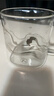 富光FU+玻璃杯 高硼硅玻璃咖啡杯 茶水分離泡茶杯子 辦公室帶蓋水杯 曬單實(shí)拍圖
