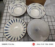 奧美優(yōu)（AOmeiyou）日式8英寸拉面碗斗笠碗家用大碗餐具大號湯碗泡面碗吃面條 4只裝 曬單實(shí)拍圖