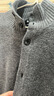 優(yōu)衣庫男女裝souffle?yarn舒芙蕾針織開(kāi)衫/毛衣毛衫25新款480023 08 深灰色 XL 曬單實(shí)拍圖