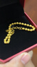 周六福黃金手鏈女閃耀金珠手串生日禮物計價(jià)A0711065 約6.7g 16+3cm  曬單實(shí)拍圖