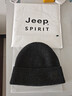 JEEP羊毛帽子男士毛線(xiàn)帽秋冬季保暖針織帽防風(fēng)護耳休閑防寒冬帽A0633 曬單實(shí)拍圖