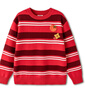 巴拉巴拉【balaOne】童裝男女童條紋針織毛衫紅色新年拜年服秋冬兒童毛衣 曬單實(shí)拍圖