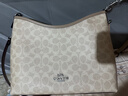 蔻馳（COACH） 女包包經(jīng)典標志印花女士單肩斜挎包腋下包 【保稅倉】CV975SVPWH 曬單實(shí)拍圖