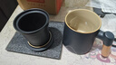 京東京造茶杯便攜式黑陶茶泡茶壺茶杯功夫茶具辦公杯隨身茶壺容量400ml 曬單實(shí)拍圖