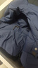 鴨鴨（YAYA）【王一博同款】騏驥紅羽絨服女2025新款冬季短款男女同款保暖外套 藏青色-YE4B017197P 【-20°抗寒/男女同款】 L 130-150斤 曬單實(shí)拍圖
