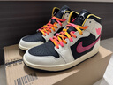 耐克（NIKE）（Jordan）女子WMNS AIR JORDAN 1 MID SE EDG籃球鞋 IB7007-107 39 曬單實(shí)拍圖