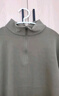凡客誠品（VANCL）長(cháng)袖t恤男秋冬美式潮流半拉鏈立領(lǐng)上衣?lián)u粒絨打底衫男 橄欖綠 3XL 曬單實(shí)拍圖