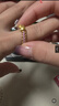 羅威寶格足金999黃金戒指女配件KT貓hello kitty手鏈編織送女友生日禮物 足金kt貓戒指約0.135g支持多退少補 曬單實(shí)拍圖