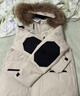 坦博爾小紅書(shū)同款情侶羽絨服男女派克貉子毛領(lǐng)連帽戶(hù)外工裝外套TF236579 落英米 M (165) 曬單實(shí)拍圖