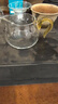 一品工坊臺灣公道杯高硼硅玻璃公杯純手工加厚大號分茶器茶海茶道茶具配件 黃把400ML 曬單實(shí)拍圖