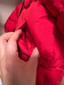 巴拉巴拉童裝兒童羽絨服紅色男童女童2025新款春裝拜年服國風(fēng)寶寶外套加厚 紅紅福獸60611-白鴨絨 100 曬單實(shí)拍圖
