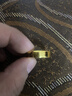 金至尊黃金戒指男女同款情侶結婚光面活口999足金情人節禮物計價(jià)6.74克 曬單實(shí)拍圖