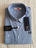 金利來(lái)襯衫男長(cháng)袖全棉透氣舒適基礎款格子襯衣SLT0060-LH152 天藍 1XL  曬單實(shí)拍圖