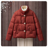 雅鹿新中式國風(fēng)羽絨服女秋冬季中老年加厚保暖百搭休閑大碼媽媽裝外套 橘色 3XL 建議135-150斤 曬單實(shí)拍圖