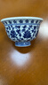 景德故事景德鎮原礦柴窯大師手繪杯仿古青花壓手杯主人杯功夫茶具陶瓷茶杯 曬單實(shí)拍圖