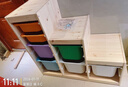 宜家（IKEA）TROFAST舒法特松木玩具儲物柜收納柜柜子幼兒園置物架 多色×7+松木框架 曬單實(shí)拍圖