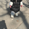 保姆鵝 兒童羽絨服寶寶短款加厚白鴨絨外套男童女童保暖防風(fēng)冬[NG2637] 黑 100 曬單實(shí)拍圖